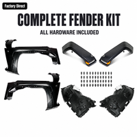 Kit de conversion de carrosserie pour Jeep Wrangler JK 2007-2017, mise à niveau vers l'apparence JL, kit complet de carrosserie ABS, accessoires tout-terrain 4x4