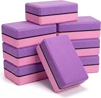 Bloque de Yoga EVA, Ladrillo de Espuma de Alta Densidad, Bloque de Pilates para Ejercicios de Fitness, Resistente a la Presión, 280g, Camuflaje, Soporte para Estiramiento, OEM