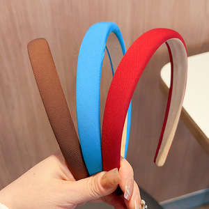 Hot Colorful Sponge <b>Thin</b> Hairbands <b>Headbands</b> Ornament Accessories for Women Hair Accessories - Product Image 5