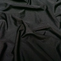 Tissu spandex personnalisé extensible dans les 4 sens Tela Nylon spandex brillant imperméable pour maillot de bain tissu noir