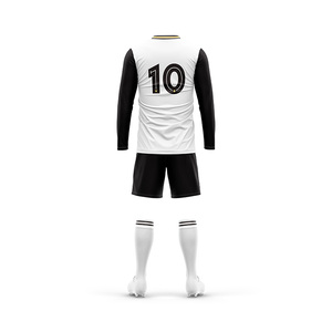 Seragam Jersey Sepak Bola Sublimasi Desain Kustom Lengan Panjang Kaos Camiseta De Futbol - Product Image 6