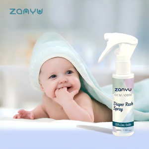 Spray lenitivo e idratante per irritazioni da pannolino a marchio privato, senza strofinamento, con 25% di ossido di zinco, 50ml/100ml, per uso corporeo, tratta e previene le irritazioni da pannolino - Product Image 2