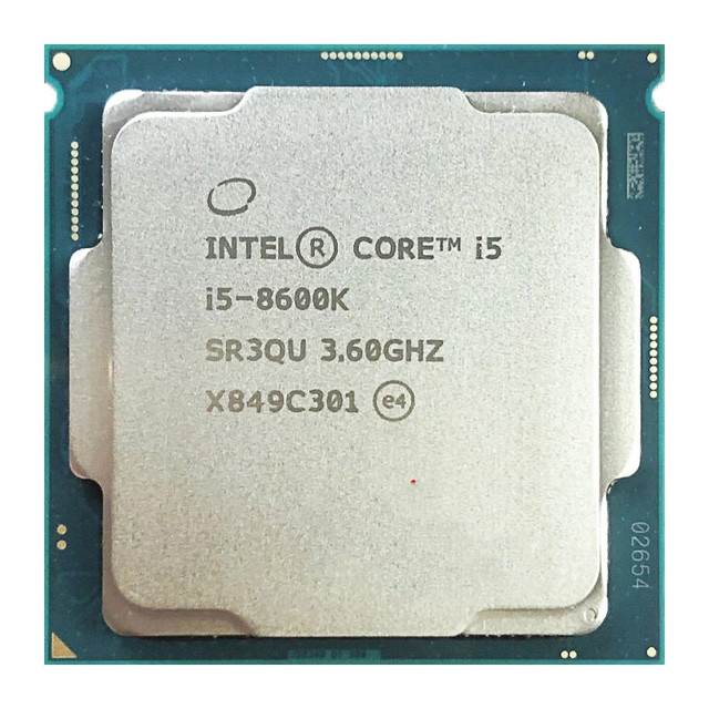 For Intel Core I5 8600K 3.6 GHz Six-Core Six-Thread CPU Processor 9M 91W LGA 1151 I5-8600K