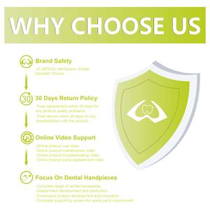 Keramische lager PA-NA MAX LED tandheelkundige hogesnelheids handstuk tandheelkundige turbine DynaLED contra-hoek zelfgenererend 2-gaats 4-gaats - Product Image 6