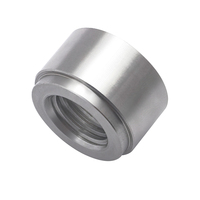 Raccord de soudure universel en aluminium CNC M12*1.5 à filetage femelle pour tuyaux de carburant, huile, gaz et eau