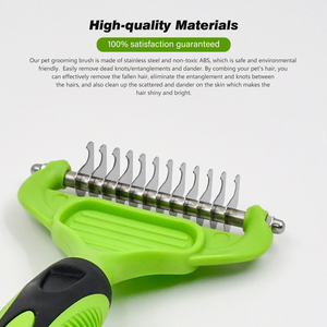 Stuoie per la <span class=keywords><strong>toelettatura</strong></span> dei peli di animali domestici rimozione sottopelo rastrello spazzola per cani e gatti - Product Image 5