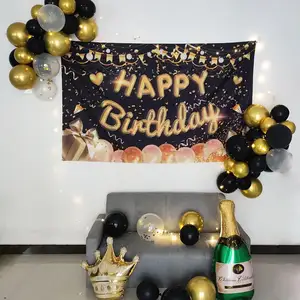 Atacado produtos de festa de aniversário balão decorativo de látex, artigos de decoração de festas