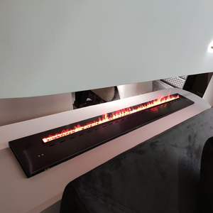 Chimeneas de Vapor con Protección Contra Sobrecalentamiento de 1 Metro, Llama LED 3D, Calentador de Agua, <span class=keywords><strong>Chimenea</strong></span> Eléctrica de 220V, Decoración de <span class=keywords><strong>Chimenea</strong></span> - Product Image 1