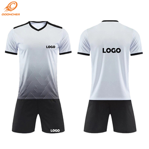 통기성 프린트 축구 유니폼 - 남성, 성인 및 어린이용 반팔 축구 셔츠 |   매치 & 트레이닝 키트 - Product Image 1