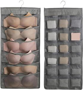 Bolsa de Almacenamiento para Ropa Interior, Multifuncional, de Doble Cara, para Colgar, para Clasificar Ropa Interior, Calcetines y Sujetadores - Product Image 2