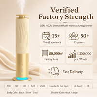 Diffuseur d'arômes silencieux sans eau, rechargeable, en alliage d'aluminium, machine à parfum intelligente sans fil pour grande surface