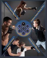 Nouveaux produits RS, idée de machine de boxe musicale électronique murale intelligente personnalisée de haute qualité, dernier modèle, matériau PU, LED