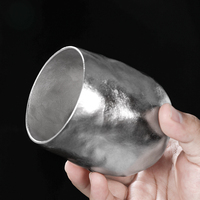 Mug de camping en titane à double paroi 255 ml, anti-brûlure, pour café et eau, texture martelée, conservation de la chaleur 0-6 heures, randonnée en plein air