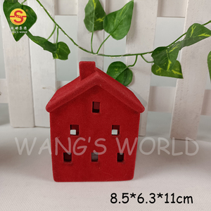 Lámpara de cerámica roja para <span class=keywords><strong>casa</strong></span>, iluminación de múltiples diseños para mesa, decoración de Navidad - Product Image 6