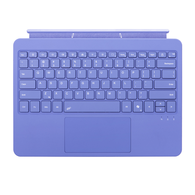Wireless BT Plastic Keyboard with Touchpad 7-RGB Backlit Type-C Private Mold for Surface Pro 12