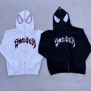 <span class=keywords><strong>Felpa</strong></span> con Cappuccio Spider-Man Y2K 2026, Stile Europeo e Americano, per <span class=keywords><strong>Uomo</strong></span> e Donna, Taglie Grandi, con Zip - Product Image 2