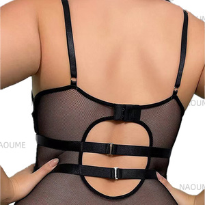 Hot Selling <strong>Big</strong> Size Underwear Sexy Lingerie Gauze <strong>Big</strong> Size Hollow Out Lingerie <strong>Onesie</strong> One-piece Sexy Suit Sex Toys for Women - Product Image 5