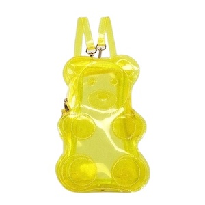 Tùy chỉnh thời trang trong suốt thạch PVC gấu hình dạng Crossbody Túi Dễ Thương <span class=keywords><strong>Mini</strong></span> rõ ràng Ba lô cho cô gái - Product Image 3