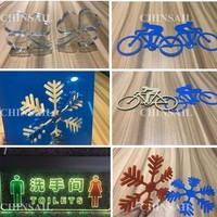 Machine de gravure CNC CO2 refroidie par eau CHINSAIL, nouvelle conception, pour granit, pierre, bois, acrylique, plastique, verre, caoutchouc, contreplaqué, MDF