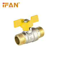 IFAN OEM ODM Valve de gaz naturel en laiton forgé Durable de 1 pouce Valve de gaz en laiton personnalisée