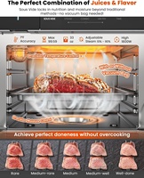 Horno Freidora de Aire de Gran Capacidad con Ventana Visible, Pantalla Táctil Digital, Sin Aceite, Tostadora Inteligente