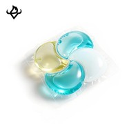 Capsules de lessive concentrées OEM 4-en-1 écologiques jetables, protection des couleurs, puissant détachant