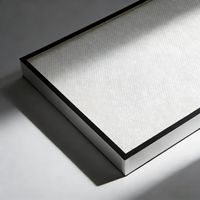 Filtre HEPA plissé compact H13 H14 de fabrication chinoise, solution de filtration d'air personnalisée