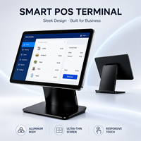 Suministro de fábrica, registro POS de pantalla táctil I5 todo en uno de 15,6 pulgadas para sistemas de comida para llevar y punto de venta