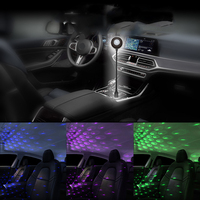 KEBOSIED Coche full Star USB atmósfera luz Interior luces atmósfera luz al aire libre proyector
