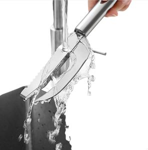 Cepillo 2 en 1 para Pescado, Removedor Rápido de Escamas, Herramienta de Limpieza, Cuchillo de Pesca, Accesorios de Cocina, Venta al Por Mayor - Product Image 6
