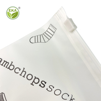 Impression personnalisée Logo Cpe Vêtements Sweat à capuche T-shirts Ziplock Blanc Noir Peut être personnalisé Sac à fermeture éclair givré