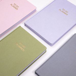 Carnet de notes/agenda A5 personnalisé en tissu de lin, idéal pour le bureau et l'école – Collection Factory Cute Stationary - Product Image 1