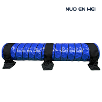 Tunnel flexible en PVC NUOENWEI - Tunnel d'entraînement léger pour la souplesse des chiens