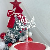 Décorations de gâteaux en acrylique de style Instagram, forme de sapin de Noël avec bois de cerf, personnalisables pour les fournitures de fête de Noël