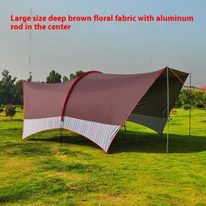 Tienda de cocina de playa de goma plateada, toldo de barbacoa a prueba de lluvia para varias personas, toldo de arpía transfronterizo de tela Oxford - Product Image 6