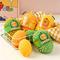 Vente en gros usine Mini jouet à presser en forme de durian vert, réaliste, texturé 3D, à remontée lente, pour la relaxation quotidienne au bureau, unisexe, pour enfants et adultes