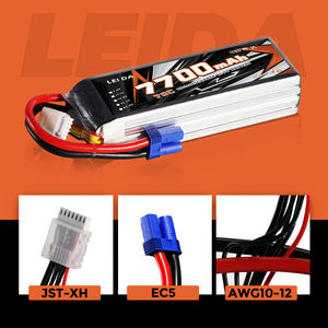 최고의 저렴한 <span class=keywords><strong>7700Mah</strong></span> 40C 리튬 배터리 폴리머 2S <span class=keywords><strong>Lipo</strong></span> 배터리 7.4V fpv 레이싱 Rc 자동차 보트 리튬 무인 항공기 배터리 - Product Image 4