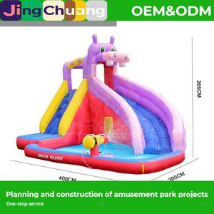 <span class=keywords><strong>Vente</strong></span> directe usine : Château <span class=keywords><strong>gonflable</strong></span> et toboggan combinés Doctor Pig série 6 pour enfants, petit modèle intérieur/extérieur - Product Image 5