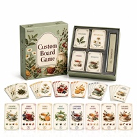 Jeu de cartes personnalisé pour mélange de thés botaniques, idéal pour les marques de thé, les cafés, l'hôtellerie et les promotions de cadeaux