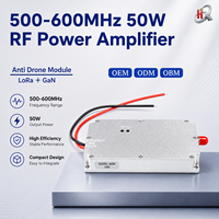 Módulo Amplificador de Potencia RF GaN de 450-550MHz y 50W, Amplificador de Potencia RF LoRa para Amplificación de Señales RF