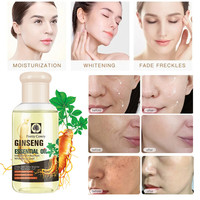 Huile d'extrait de ginseng fondu taches de rousseur exfoliant barrière hydratante visage huile essentielle soins de la peau coréenne