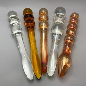 Gode en verre lisse pour hommes/femmes Masseur de point G de <span class=keywords><strong>la</strong></span> <span class=keywords><strong>prostate</strong></span> Jouet sexuel anal - Product Image 3