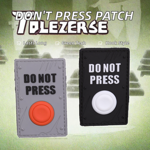 Parche de PVC ecológico con gancho para insignias, accesorios tácticos para bolsos y ropa - No presionar - Product Image 2