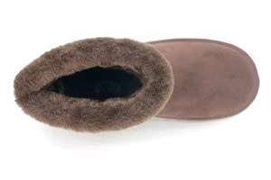 รองเท้าบูทลุยหิมะมีขนสีน้ำตาลสำหรับผู้หญิงใส่ในบ้านให้ความอบอุ่นในฤดูหนาว YL555 - Product Image 5