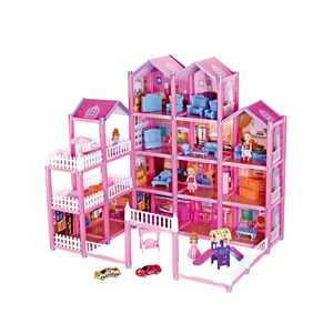 Juguete de Villa para Armar, Casa de Princesa, Castillo, Modelo de Casa de Juego para Niñas, Gran Venta - Product Image 1