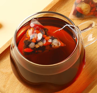 Bolsitas de Té Premium Naturales, Saludables y de Primera Calidad con Sabor a Morera, Goji y Longan, con 18 Meses de Duración