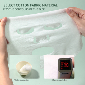 LMLTOP Etiqueta Privada máscara de hoja comprimida 100 Uds máscara facial cosmética Diy desechable cuidado de la piel máscara Facial de algodón orgánico D0864 - Product Image 6