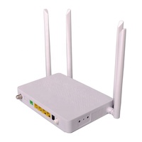 ONU Softel CATV XPON Wifi 2.4G 5G EPON GPON Vsol de 4 Antenas Banda Dual