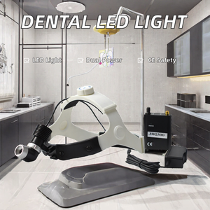 Lampe frontale LED sans fil pour dentisterie et chirurgie ORL, double batterie, éclairage médical pour opérations, produit RTS - Product Image 2