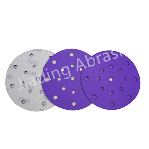 5 "17 홀 퍼플 세라믹 샌딩 디스크 | 효율적인 샌딩을 위한 프리미엄 후크 & 루프 연마 디스크 - Product Image 2